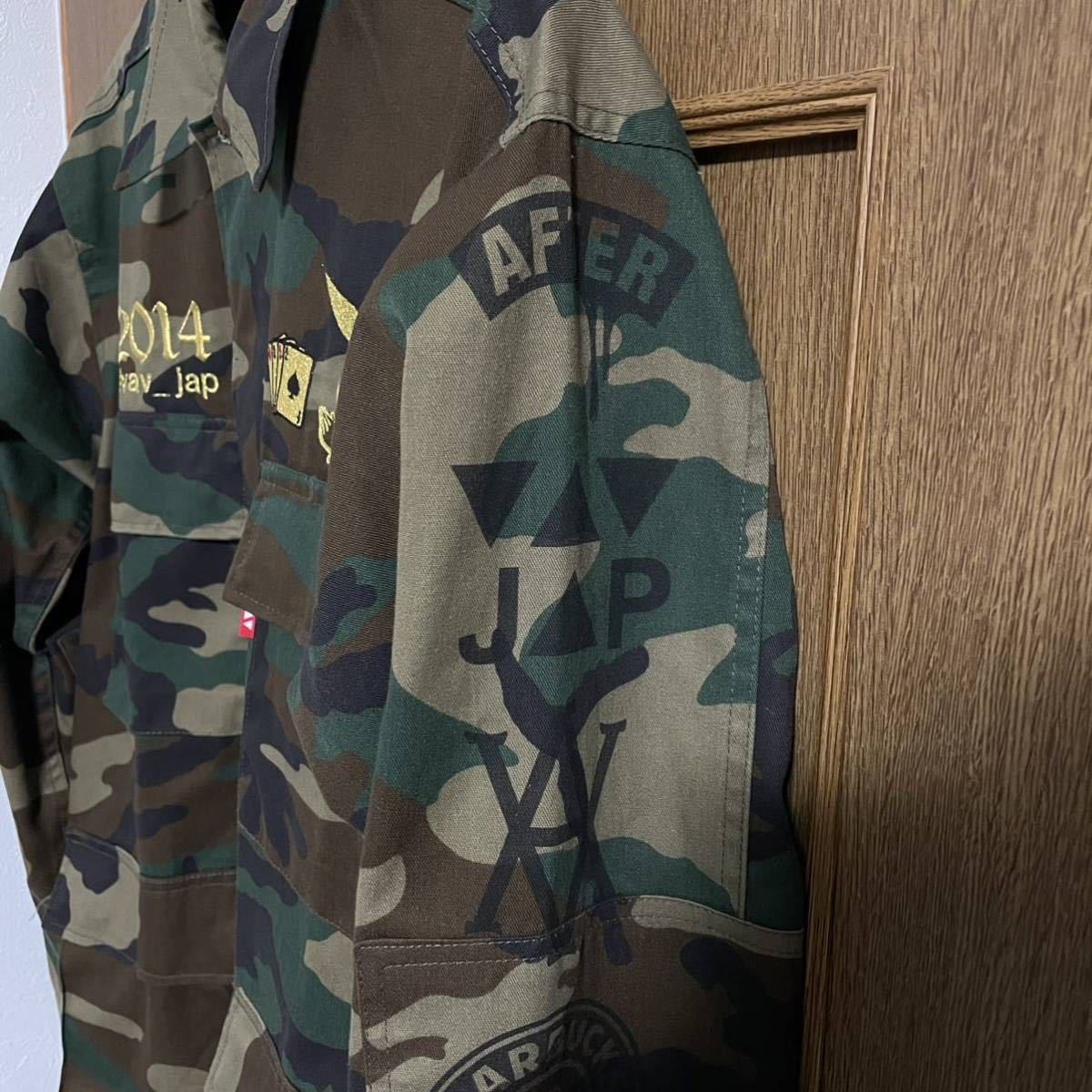 afterbase × vav_jap コラボ 迷彩 ジャケット カモフラ afterbase × vav_jap コラボ 迷彩 ジャケット カモフラ