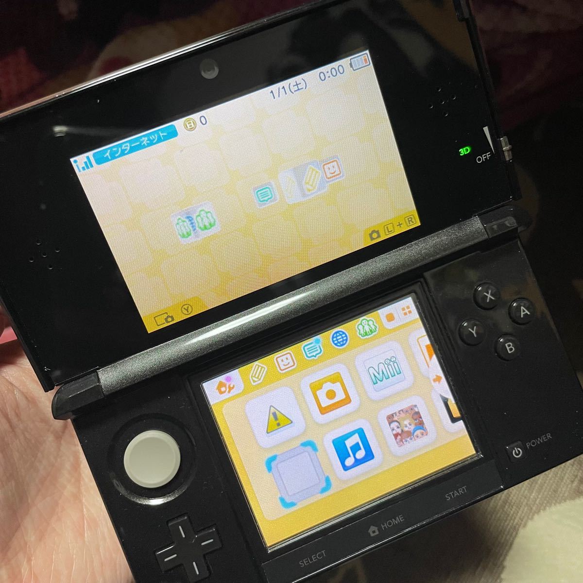 美品 任天堂3DS 本体 ソフトセット カセットセット ニンテンドー3DS コスモブラック ゲーム まとめ売り 箱 付属品あり