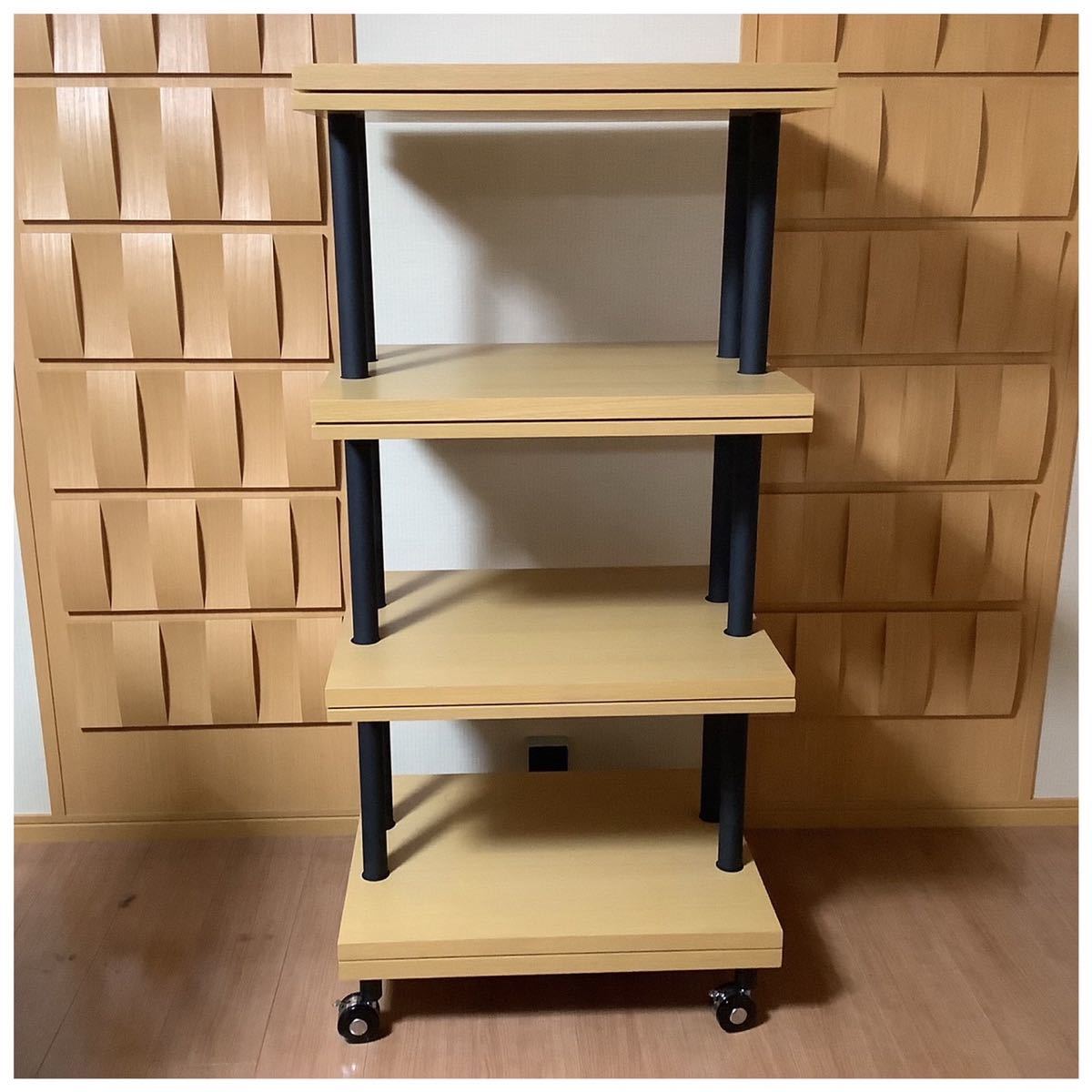 美品 メーカー不明 木製オーディオラック www.visitafyon.org