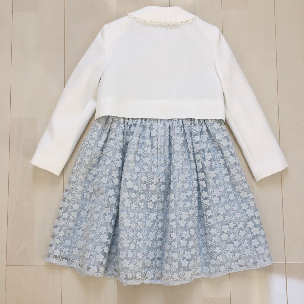 waltz by BEAMS DESIGN アンサンブルスーツ3点セット 130cm フォーマルワンピース 入学式 卒園式 発表会 結婚式 女の子 キッズ ビームス