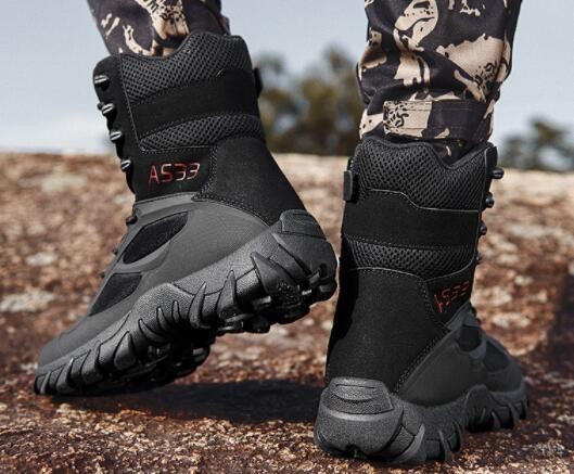 [26.5cm]6671B* новый товар мужской милитари ботинки уличный альпинизм обувь Survival страйкбол боковой Zip модель 