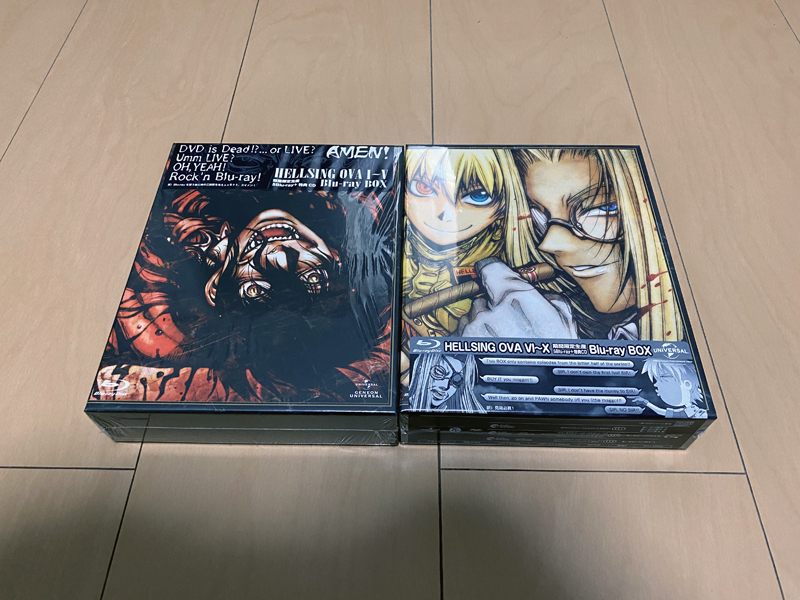 Hellsing ヘルシング Ova Blu Ray Box 期間限定生産品 I V Vi X 全2巻セット Vi Xは 日本 売買されたオークション情報 Yahooの商品情報をアーカイブ公開 オークファン Aucfan Com