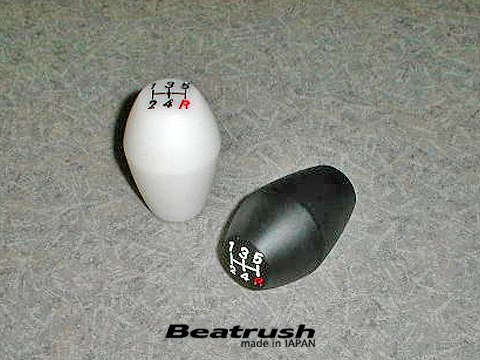 [LAILE/ Laile ] Beatrushjula navy blue * shift knob Type-C M10×1.5P φ40mm White 5 speed shift [A91015W-C]