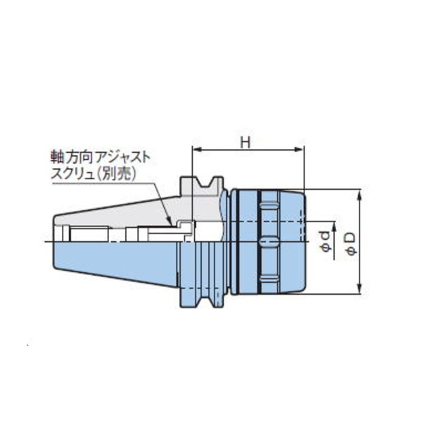 2本セット☆BIG/大昭和精機 BT40-HMC20-75 ミーリングチャック_画像6