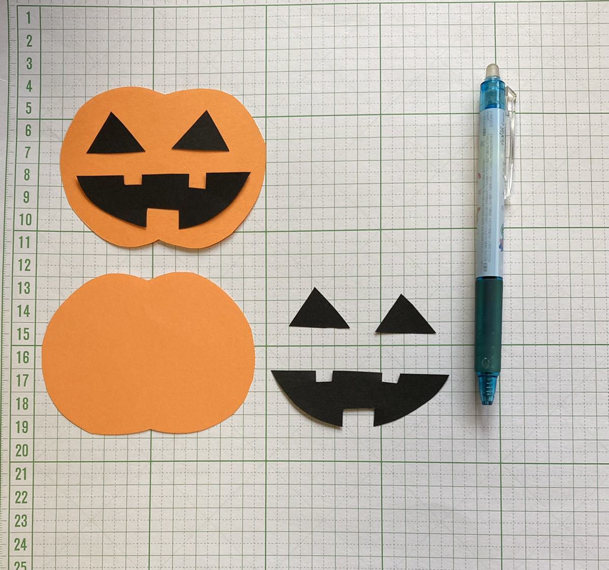 04 drawing paper Halloween pumpkin making kit pumpkin 