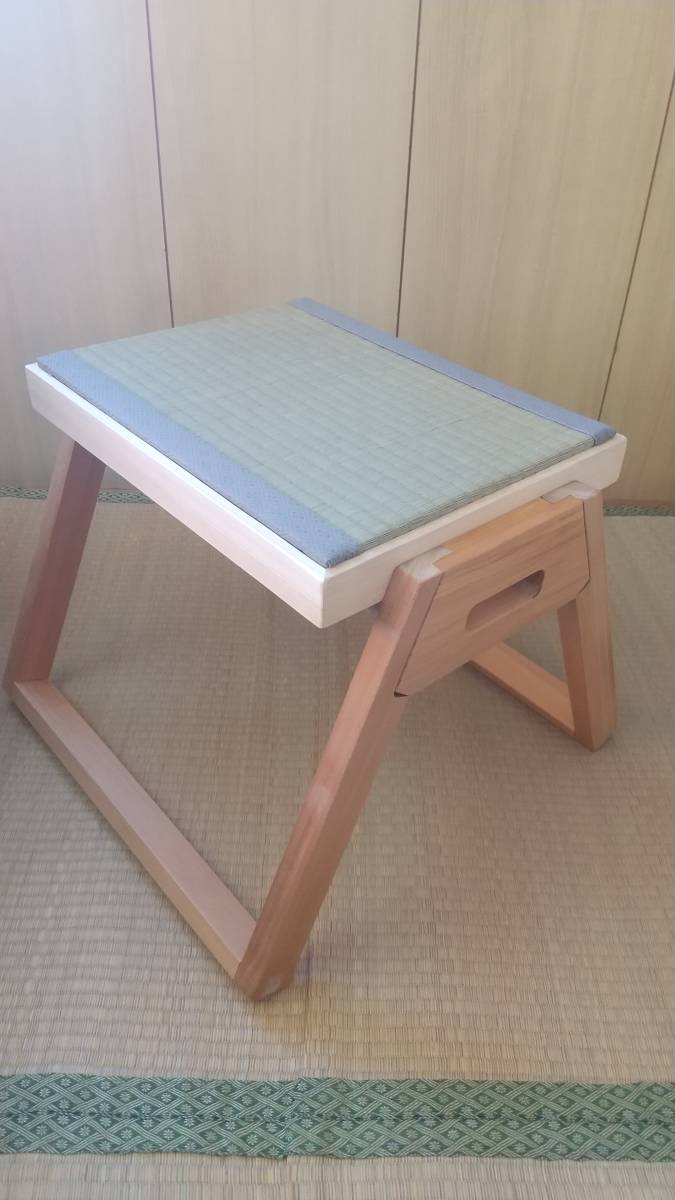 【50％OFF】 ザジョウ（座畳）　和室用高級木製畳イス　1脚 座椅子