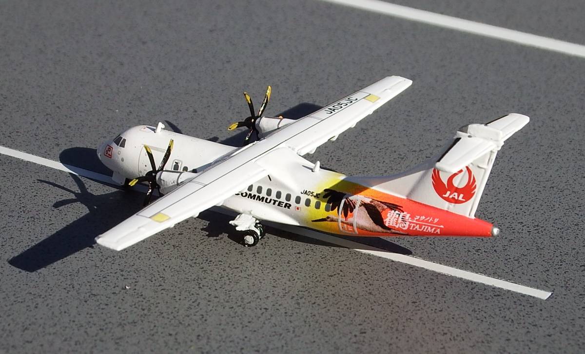 JA05JC ATR42-600 コウノトリ TAJIMA JAL 鸛 Yahoo!オークション - JAC-日本エアコミューター ATR42-600