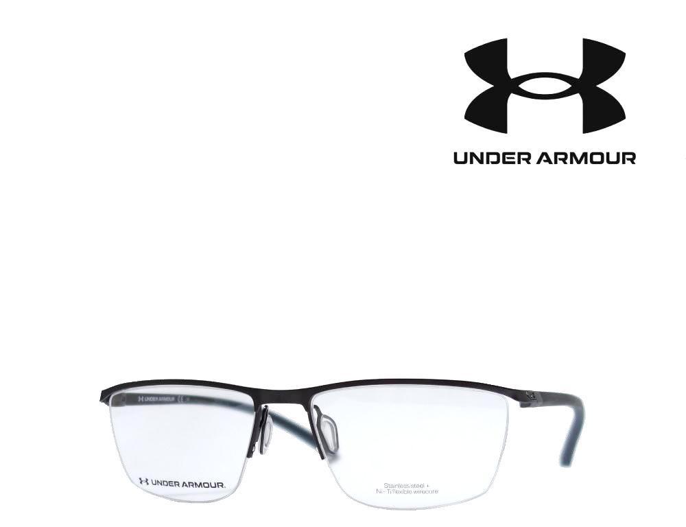 【UNDER ARMOUR】 アンダーアーマー メガネフレーム　UA5003/G　R80　ダークルテニウム　国内正規品