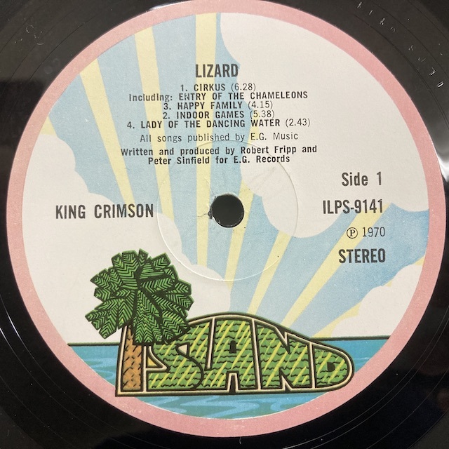 * быстрое решение King Crimson / Lizard 11793 Британия запись оригинал pa палатка внутри пакет 2U2U King * Crimson 