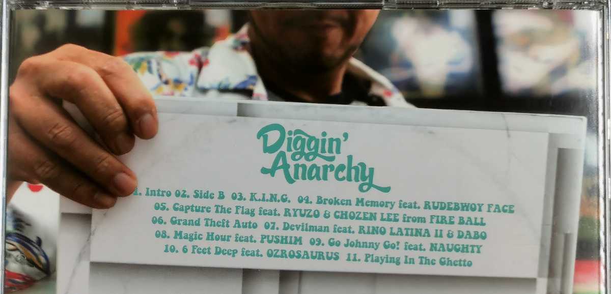 【DIGGIN' ANARCHY】 DJ MURO/RINO LATINA II/DABO/OZROSAURUS/RUDEBWOY FACE/PUSHIM/アナーキー/国内CD・帯付_画像2