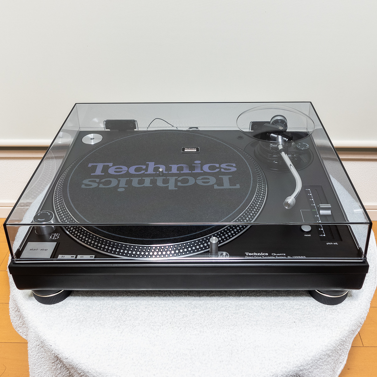 美品 メンテ済 ヒンジ付き】Technics/テクニクス ターンテーブル