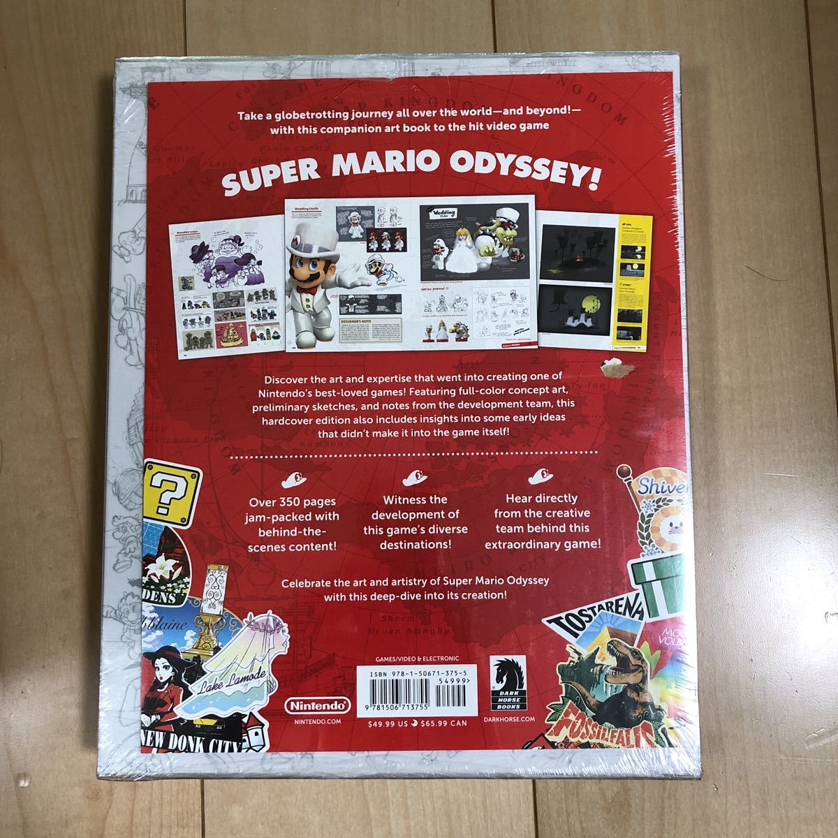 雅虎代拍 The Art Of Super Mario Odyssey アートオブスーパーマリオオデッセイ英語未開封設定資料集画集