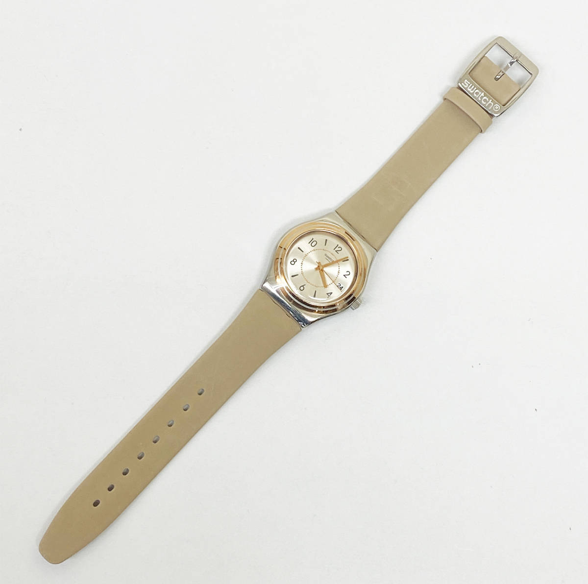 SWATCH スウォッチ　CARESSE D'T YLS458　スイス製　メンズ腕時計 クォーツ　33mm　未使用・長期保管品_画像2