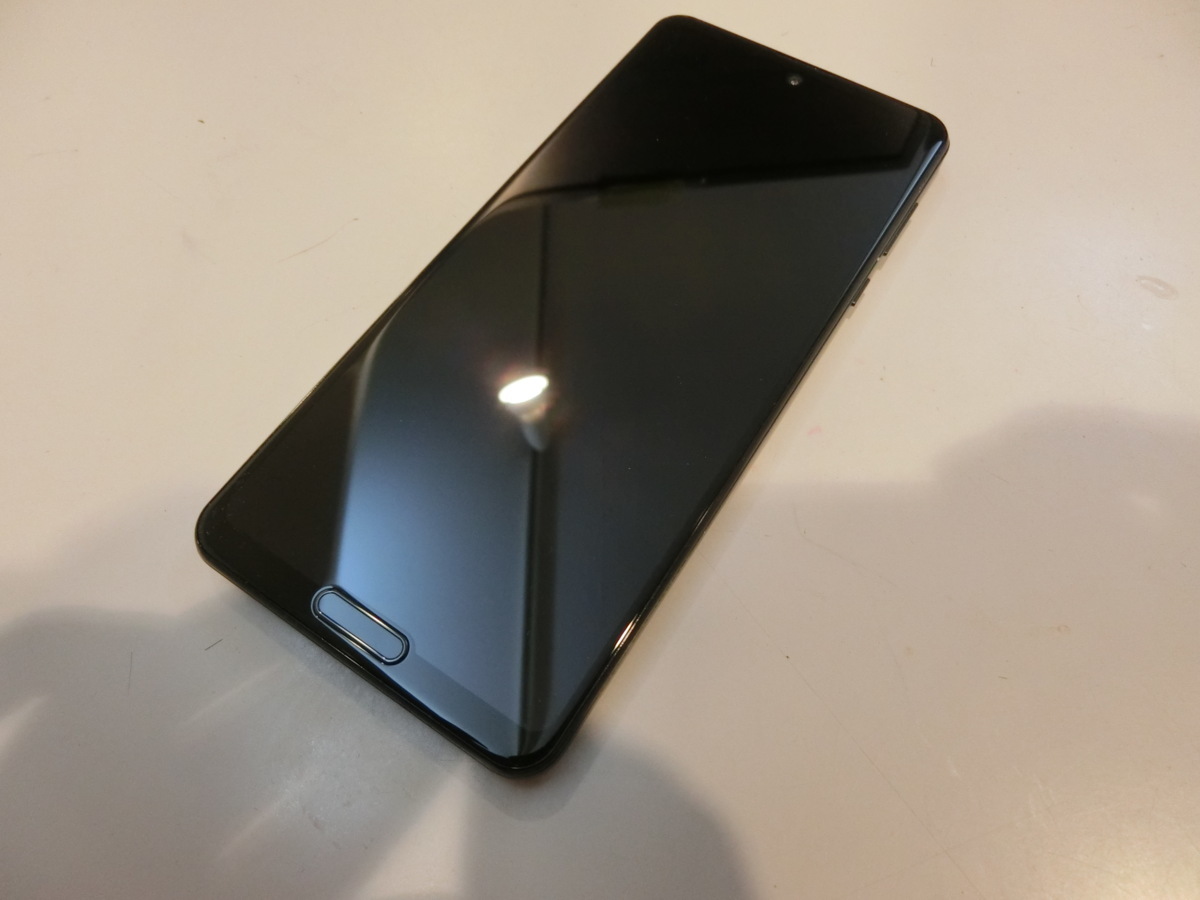 SIMフリー☆SoftBank ○判定 AQUOS R5G 908SH ブラックレイ 品 本体