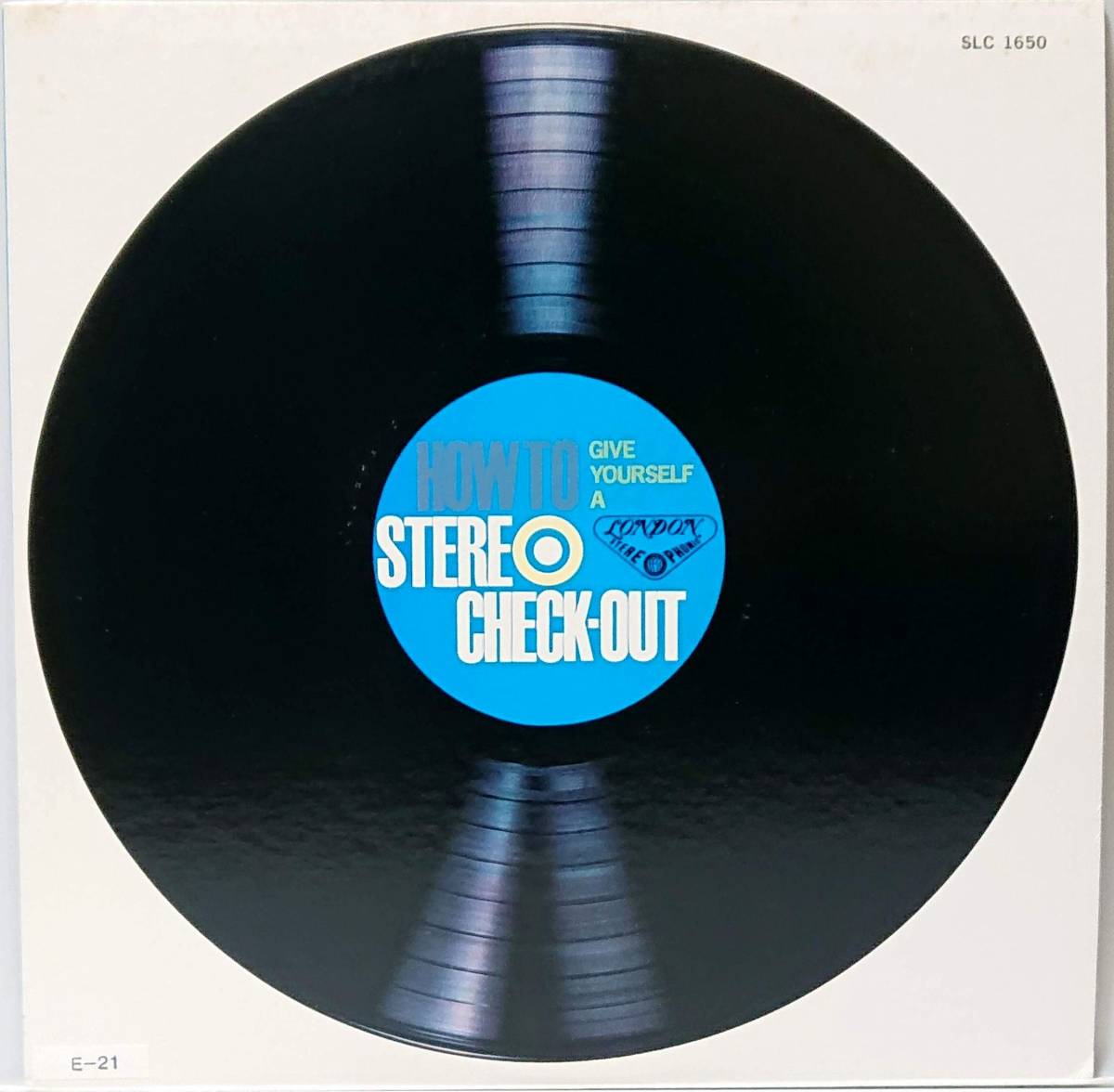 HOW TO GIVE YOURSELF A STEREO CHECK-OUT あなたの再生装置をチェックしよう LPレコード盤 1967年? SLC 1650 M2-KDO-604_画像1