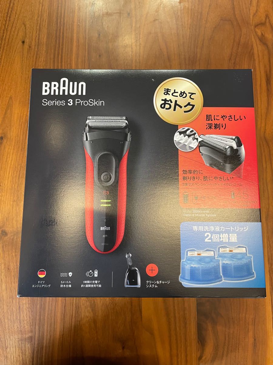BRAUN ブラウン Series 3 ProSkin 電気 シェーバー 3250cc クリーン