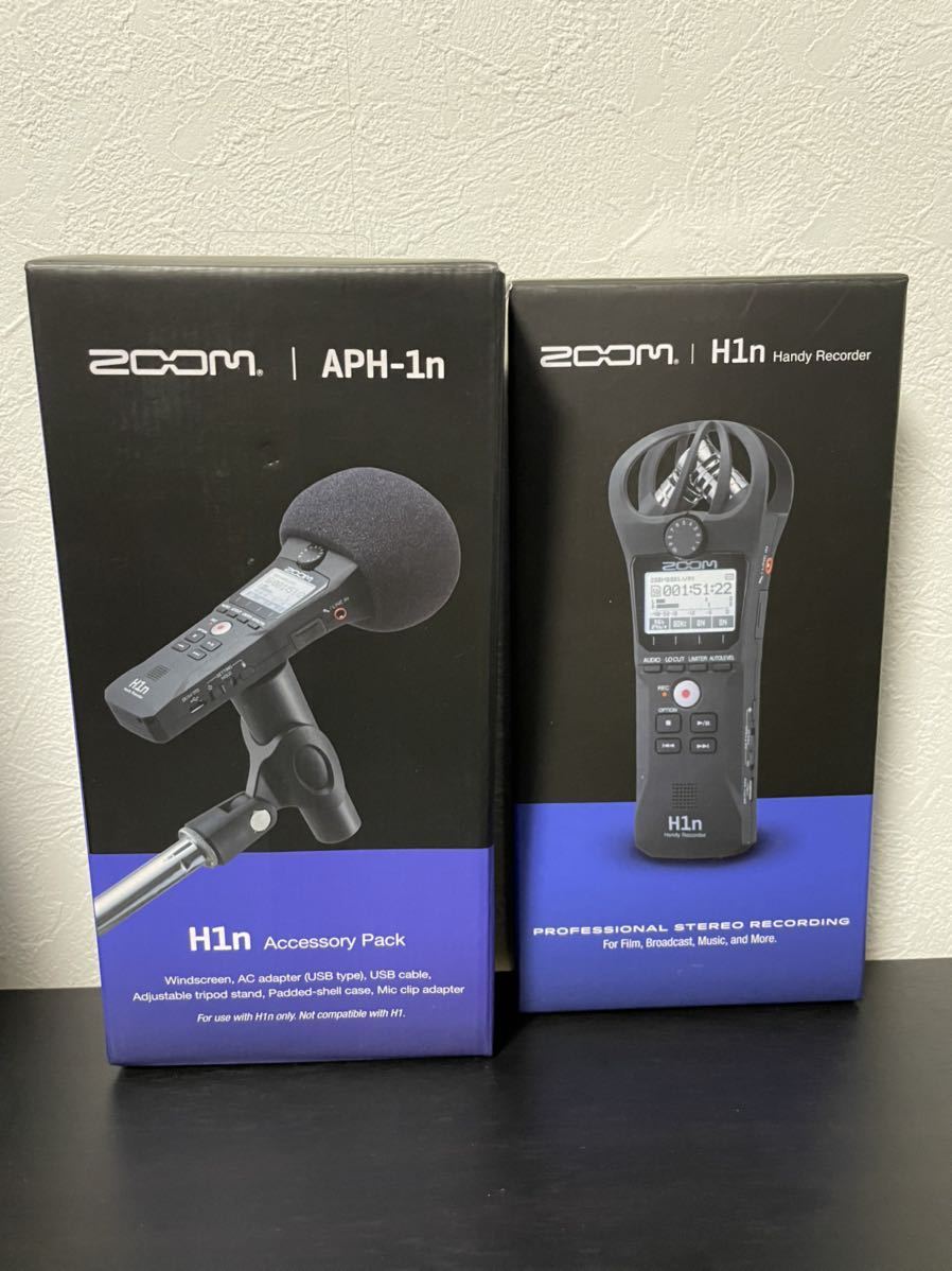 ハンディレコーダー ZOOM H1n APH-1n SDカード、三脚付き - 通販