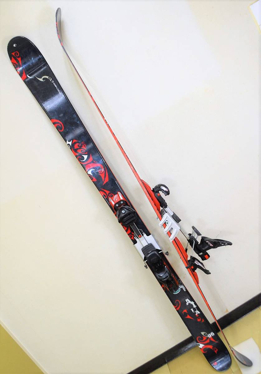 DIAMIR FR+クランポン付 山スキーバックカントリー仕様 186cmツイン129-96-119 FISCHER ATUA ディアミール ツアービンディング_画像1