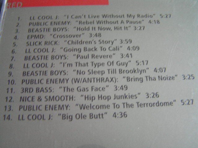 【HR11】 《Def Jam Phat Grooves - Red》 Public Enemy / 3rd Bass / Nice & Smooth_画像2