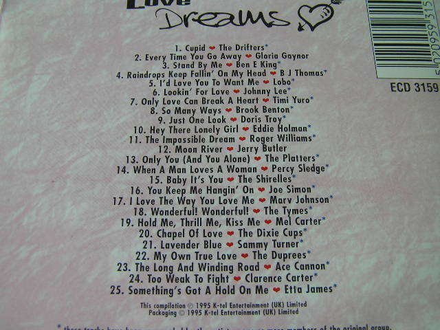 【JR09】 ラヴ・ソング 《101% Love - Unforgetable Love Songs》 4CD Box_画像4