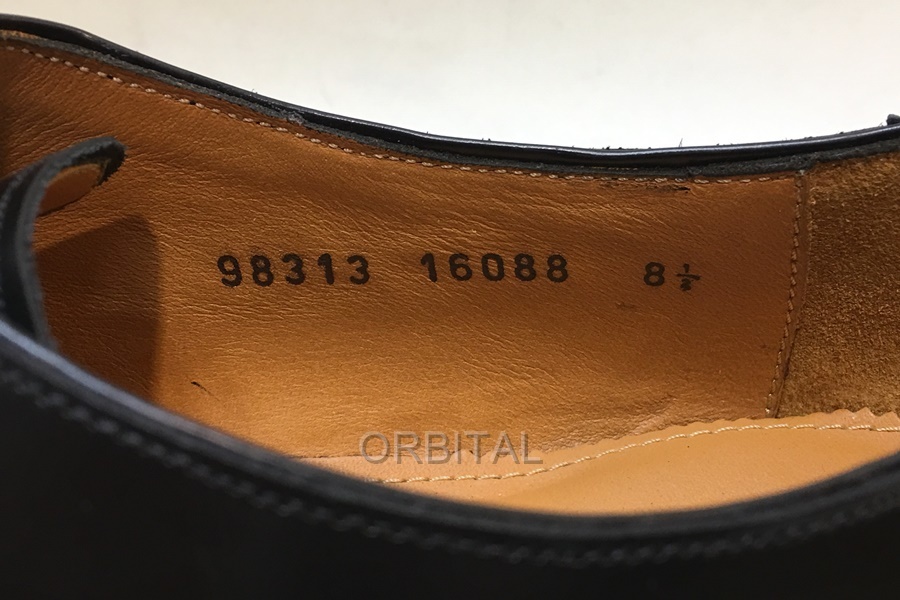 経堂) JALAN SRIWIJAYA ジャランスリウァヤ ビジネスシューズ Vチップ グッドイヤーウェルトソール ブラック 8.5 定価3.7万 7