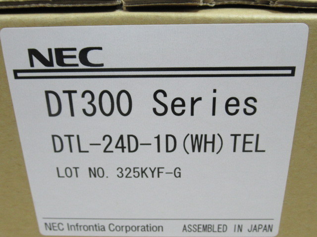 YE 2322 ∞ 未使用品 NEC AspireX DTL-24D-1D(WH)TEL 24ボタン機 ・祝