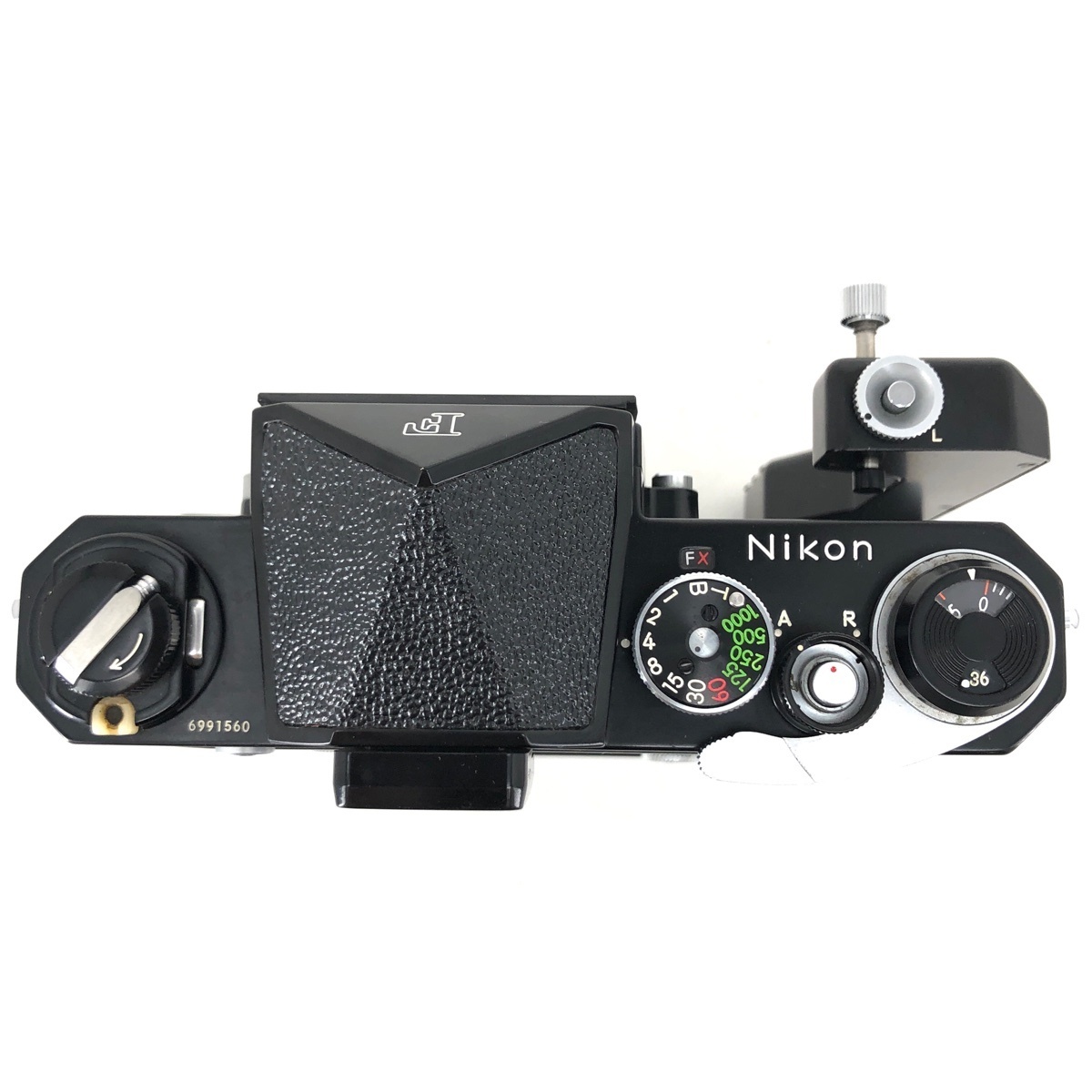 ニコン Nikon F アイレベル ブラック + F-36 モータードライブ フィルム マニュアルフォーカス 一眼レフカメラ 【中古】_バイセル 31056_6