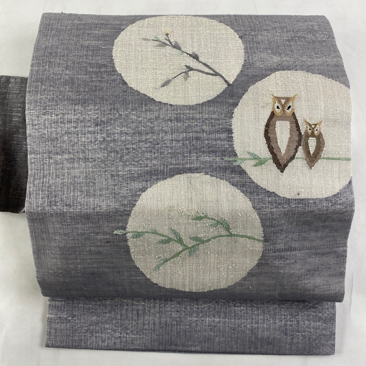 ◇ミミズクの名古屋帯① haberulasim.com
