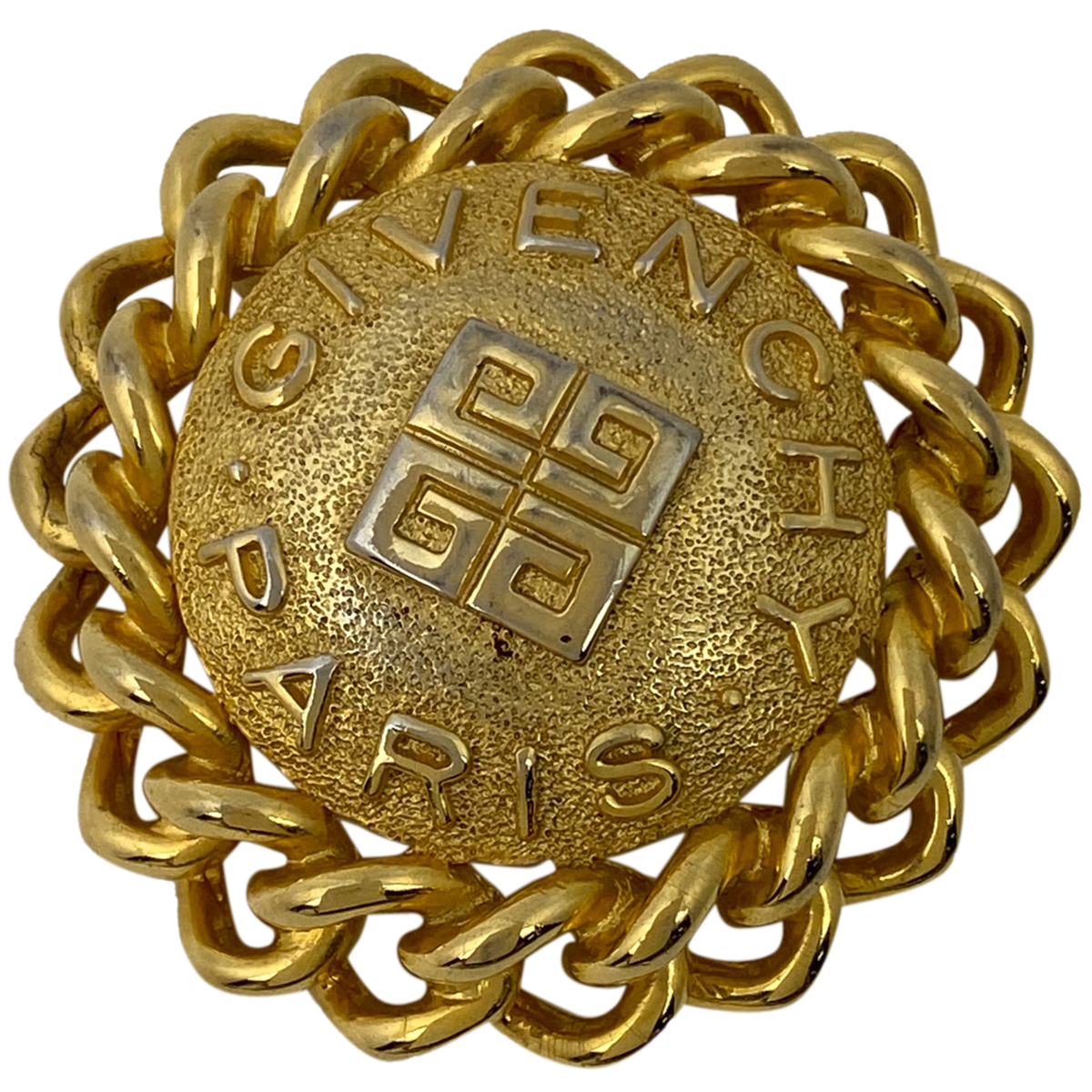 ジバンシィ GIVENCHY ロゴ ブローチ ファッションアクセサリー
