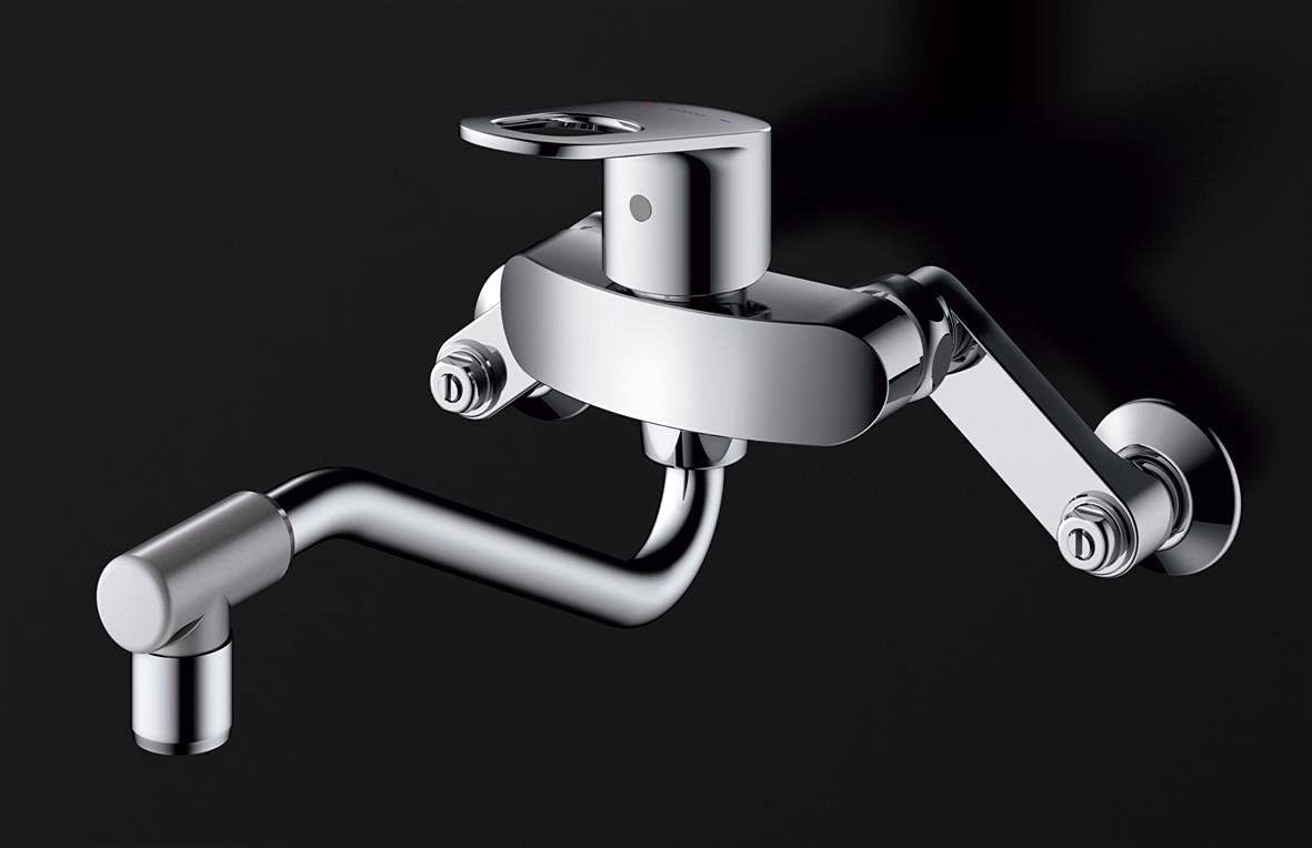 人気HOT TOTO/壁付シングル混合水栓 新品大得価