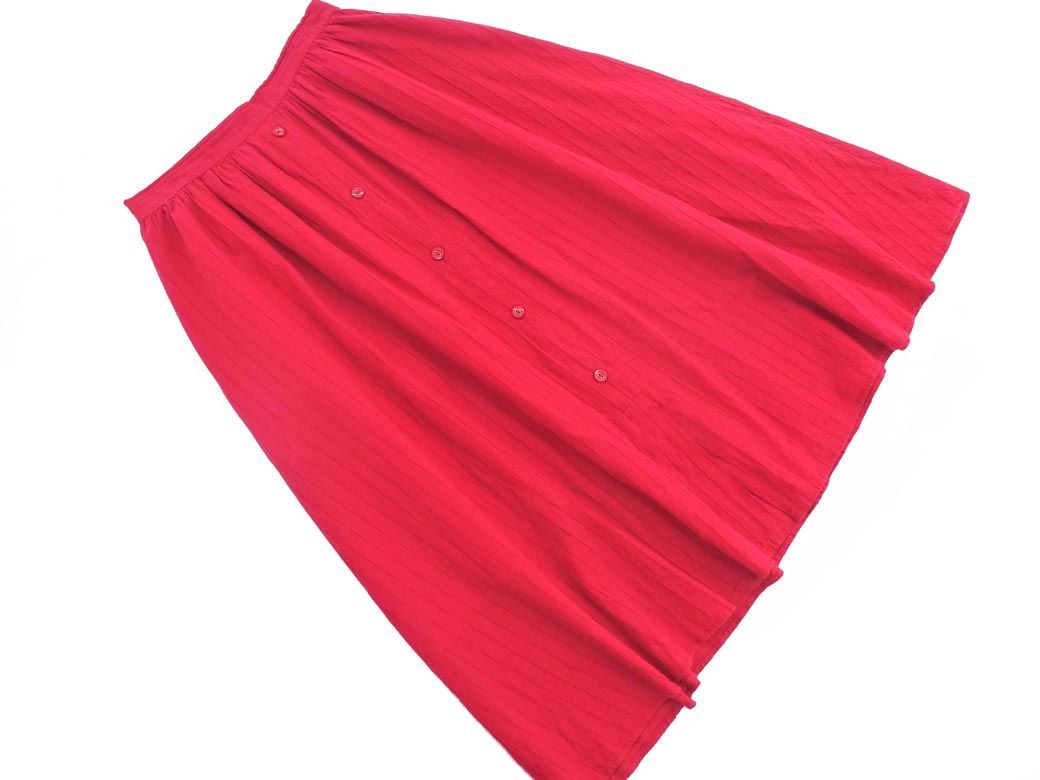 VIS ビス ロング スカート sizeM 超定番 ☆ cbb8 新しいコレクション ■ 赤