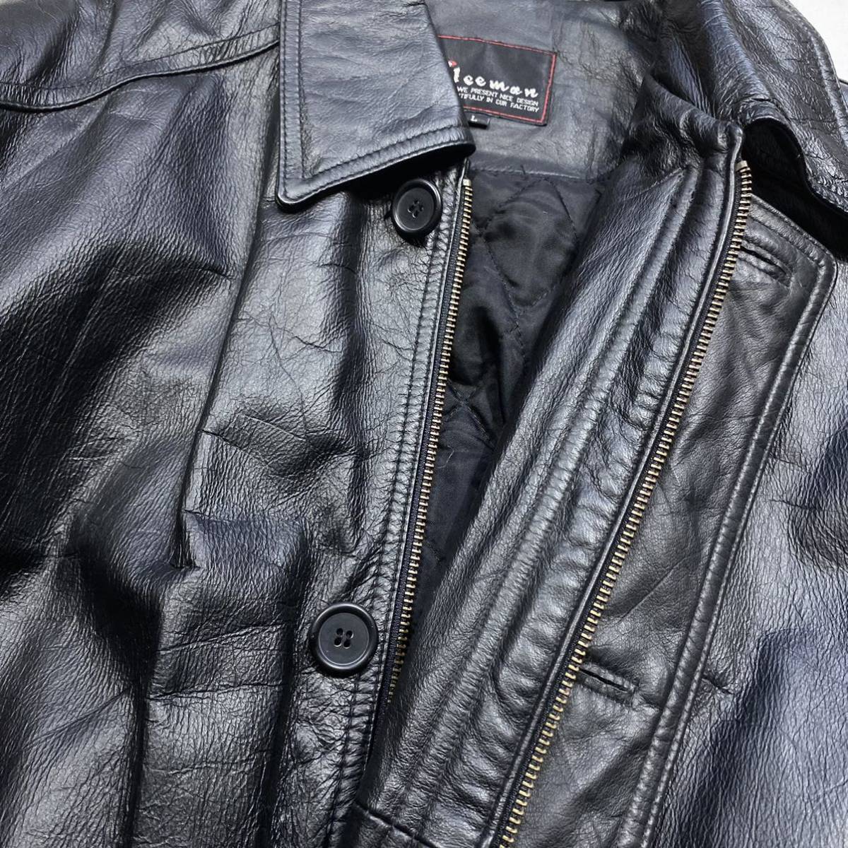 期間限定お試し価格】 古着 80s 90s 牛革 レザージャケット ワーク