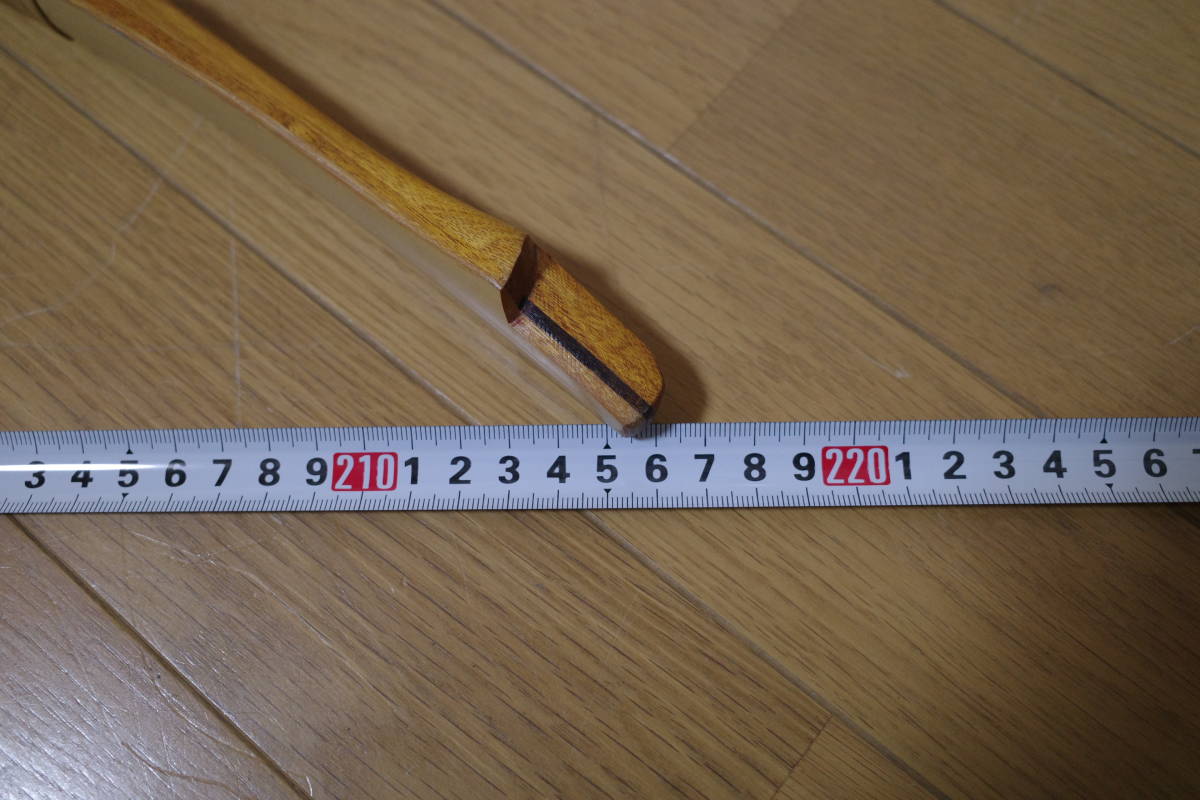 弓道 和弓 竹弓 在銘 松永重宣 長さ約216センチメートル 幅約 弓道 和弓 竹弓 在銘 松永重宣 長さ約216センチメートル 幅約