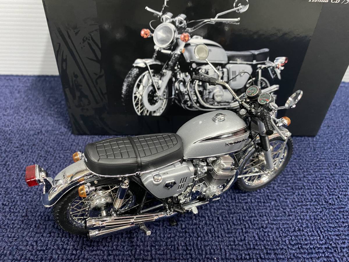 □□ミニチャンプス 1/12 ホンダ CB750 1968 シルバー 中古 検
