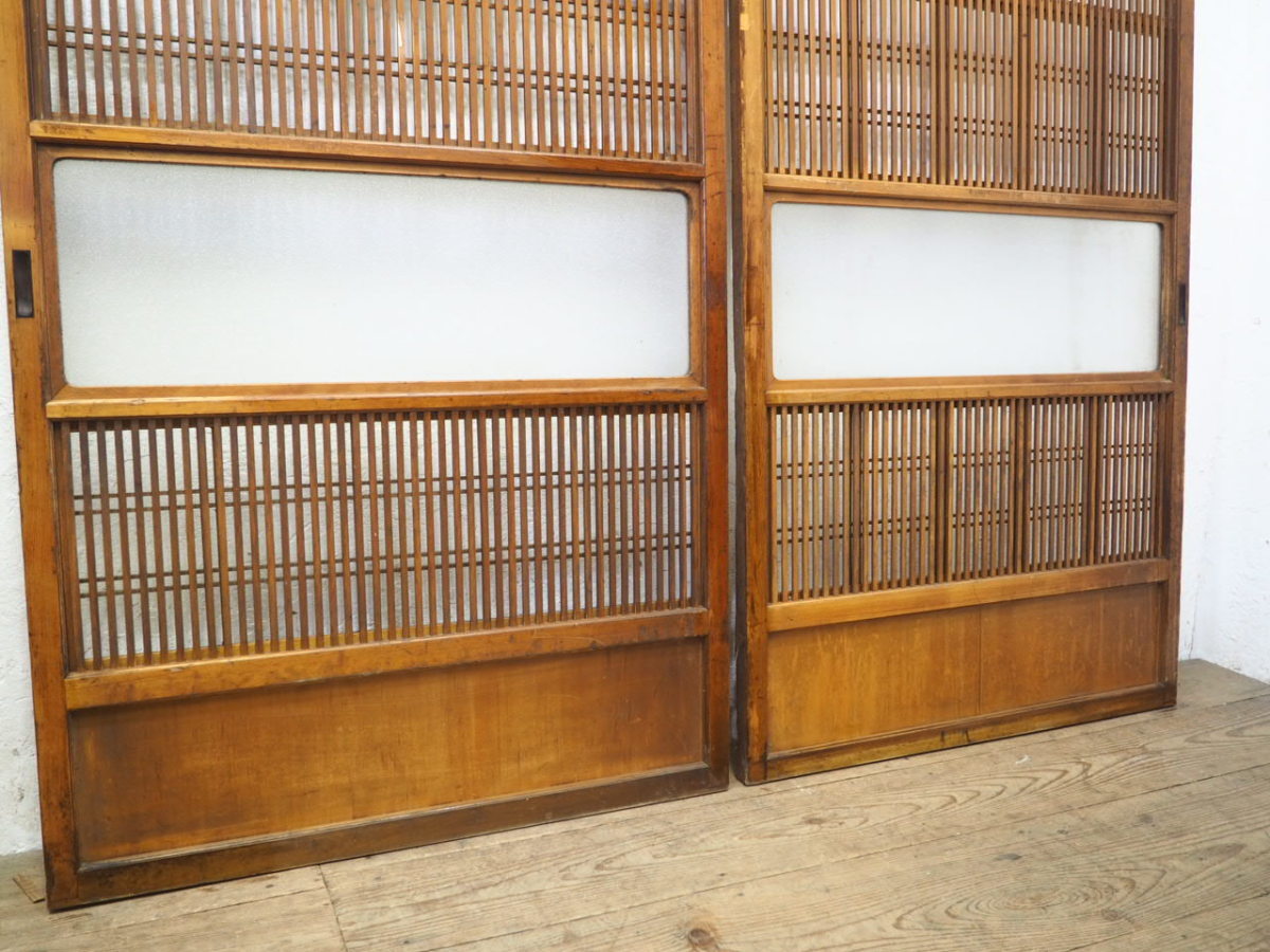 豪華 静岡県東部 直接取引 時代建具 時代建具 格子戸 静岡県東部 千本