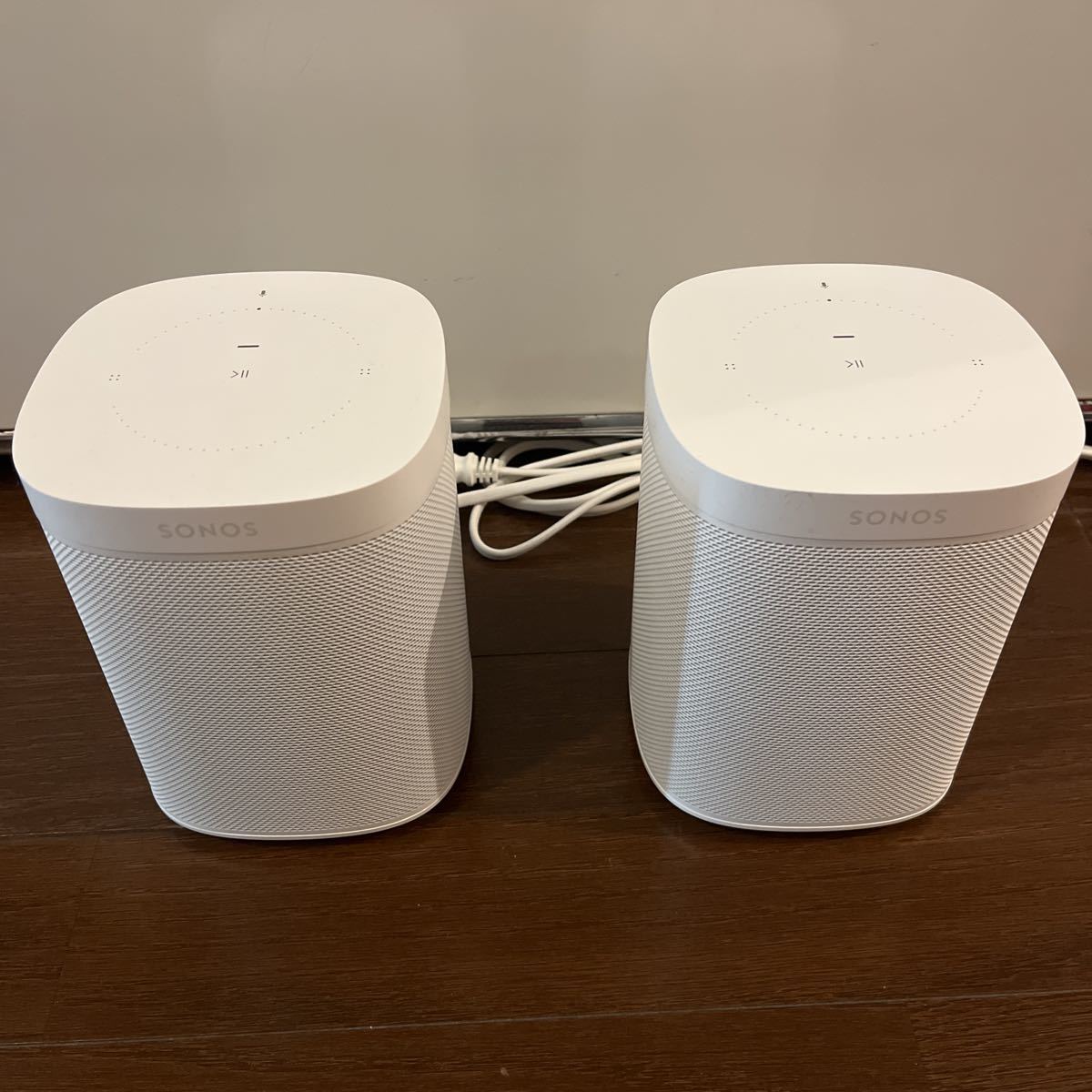 美品】【2個セット】ソノス Sonos one ホワイトスマートスピーカー