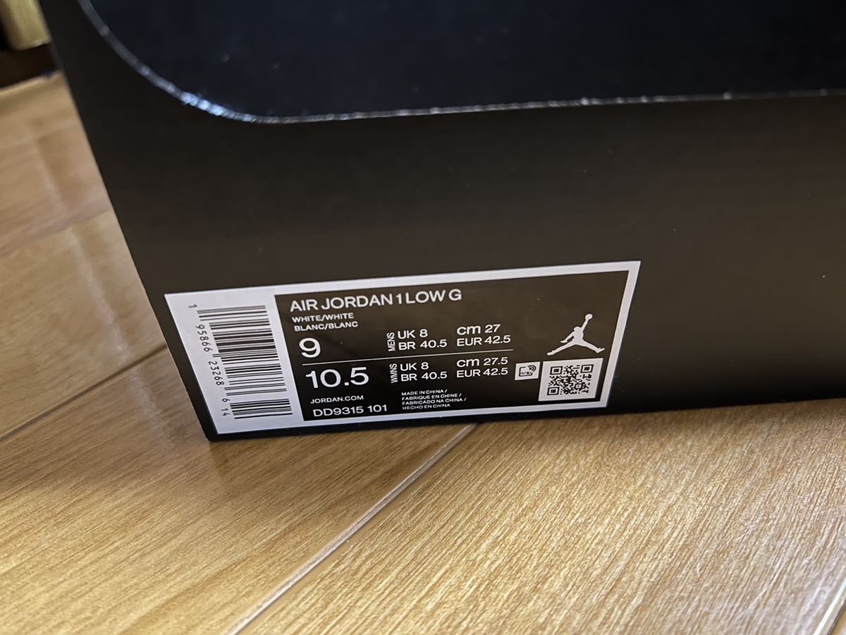 ☆新品☆NIKE ナイキ エア ジョーダン 1 ロウ G AIR JORDAN 1 LOW G