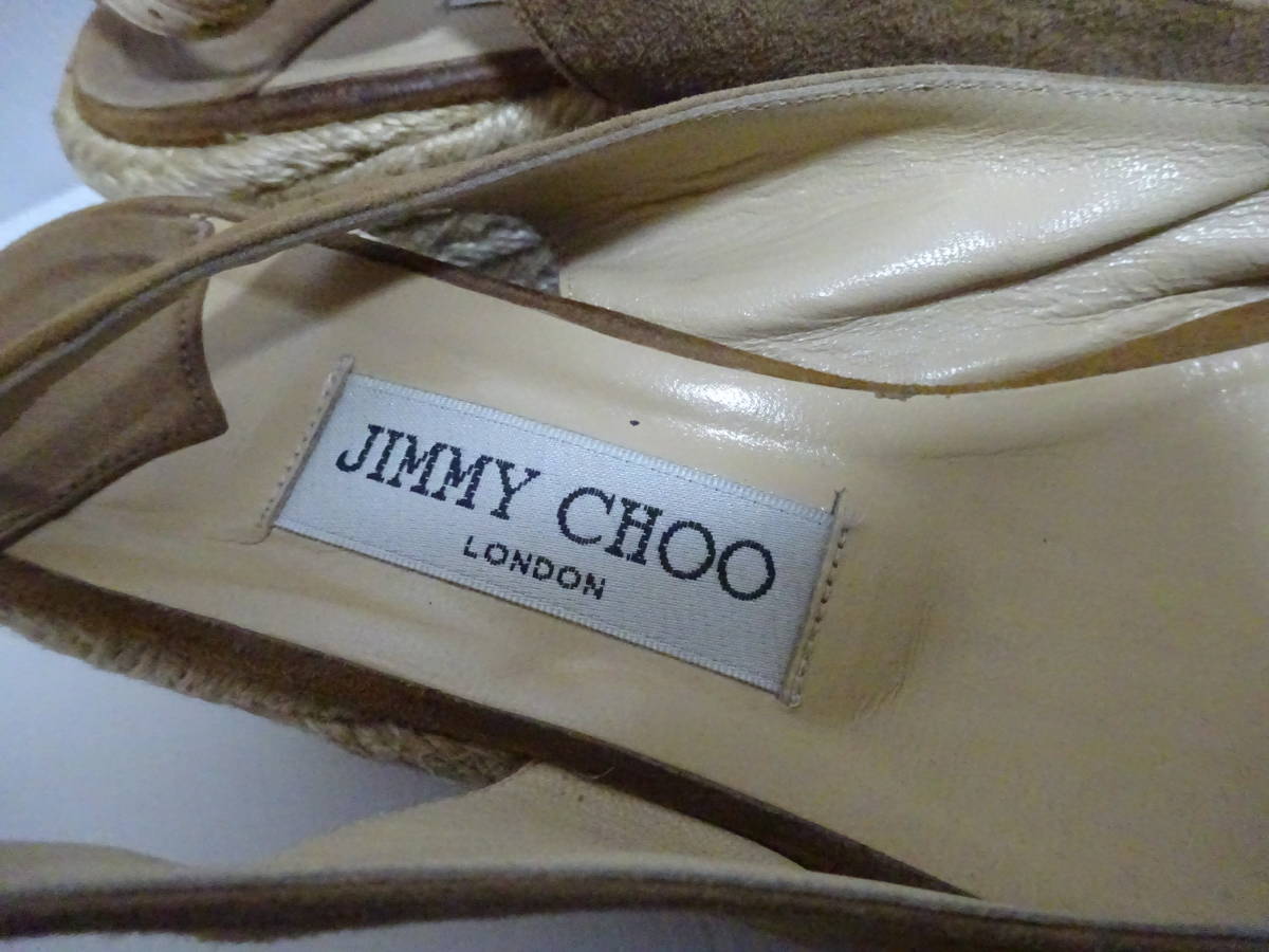 良品 JIMMY CHOO ジミーチュウ サンダル 37_画像5