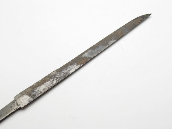 【2843】オリジナル　刀装具　武具　甲冑　小柄の刃先　在銘入（初品・買取品）_画像4