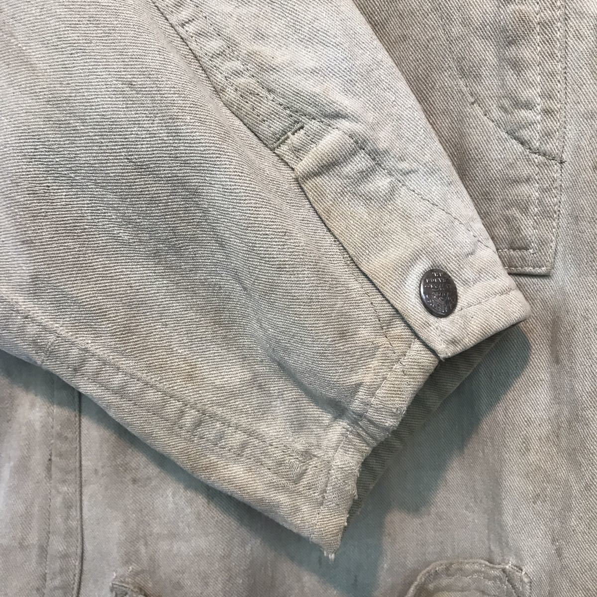 カーターズ CARTER'S ビンテージ 50s シャンブレー ショップコート 38