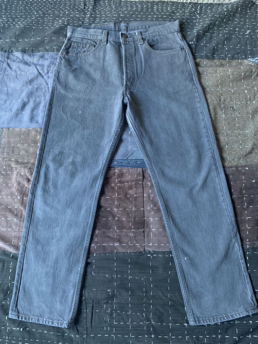 80s 88年製 W34 L30 levi's 501 ブラック 先染 black USA製 アメリカ製