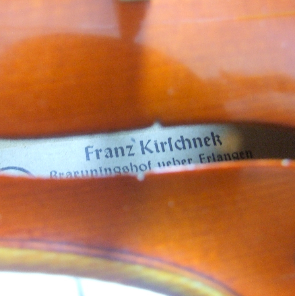 メンテ済 ドイツ製 バイオリン Franz Kirschnek フランツ メンテ済 ドイツ製 バイオリン Franz Kirschnek フランツ