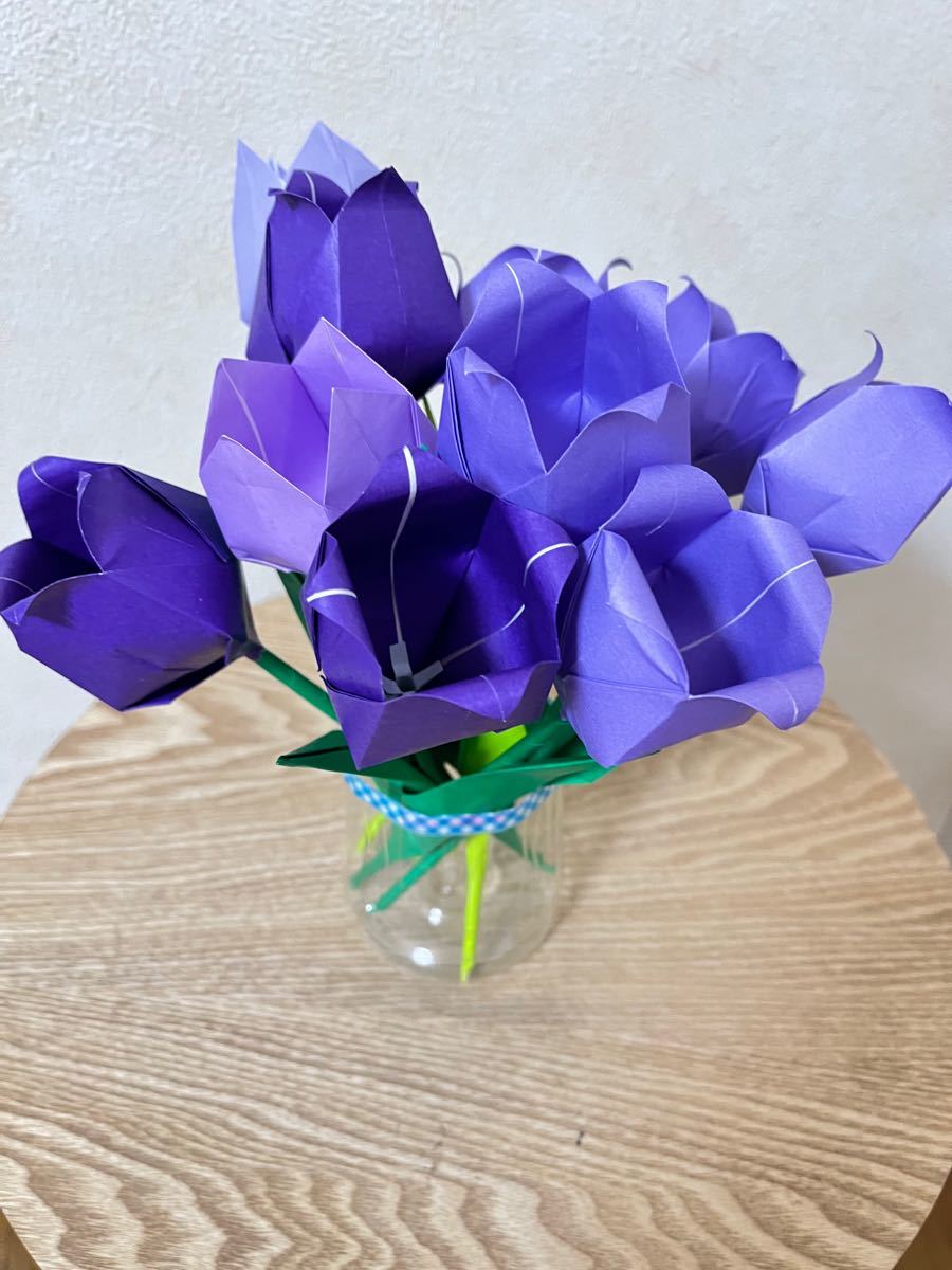 Paypayフリマ チューリップ ブーケ 折り紙 お花 保育園 Paypayフリマ チューリップ ブーケ 折り紙 お花 保育園