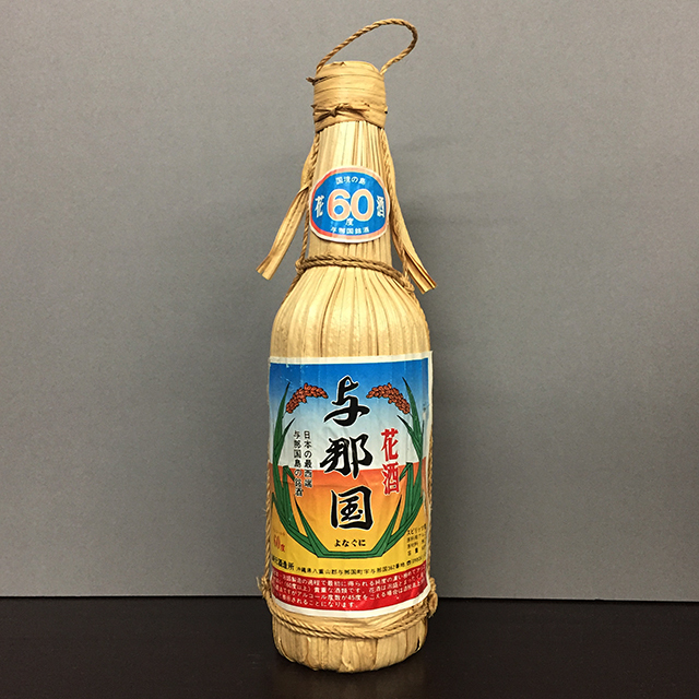 泡盛　与那国　43度　クバ巻き　600ml