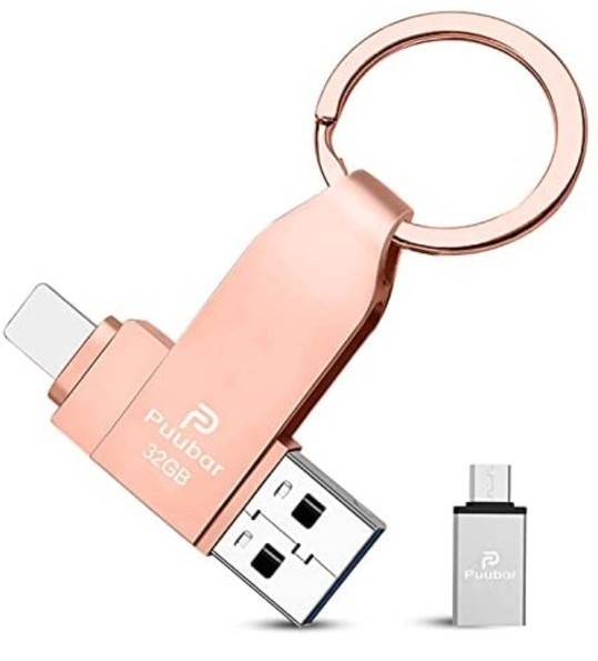 USBメモリ iPhone 32GB フラッシュドライブ ピンクゴールド