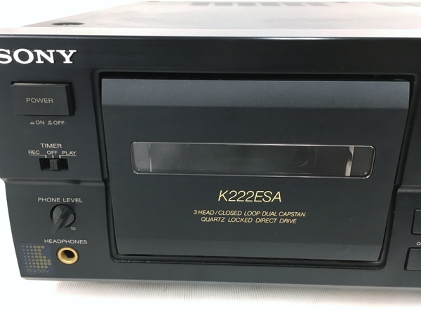 SONY ソニー TC-K222ESA カセットデッキ オーディオ 音響機材 SONY ソニー TC-K222ESA カセットデッキ オーディオ 音響機材