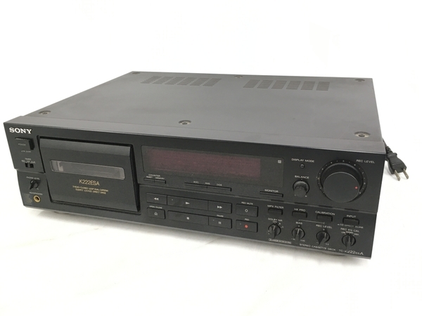 SONY ソニー TC-K222ESA カセットデッキ オーディオ 音響機材 SONY ソニー TC-K222ESA カセットデッキ オーディオ 音響機材