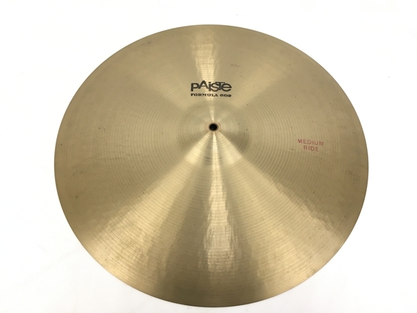 数量は多 Paiste パイステ シンバル Formula 602 Medium Ride 20