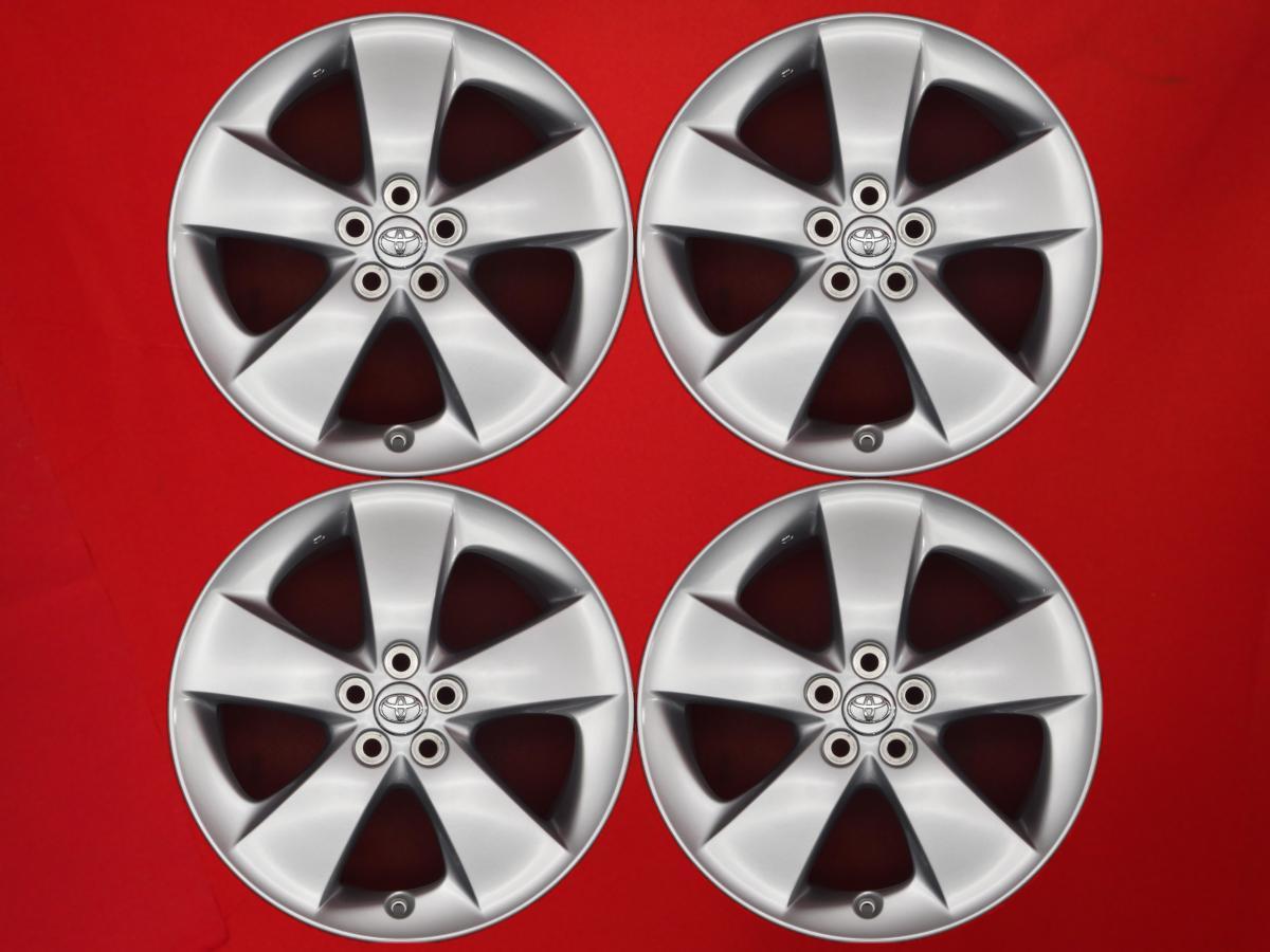 TOYOTA トヨタ プリウス 30系 純正 5エアロスポーク ホイール 4本 7J