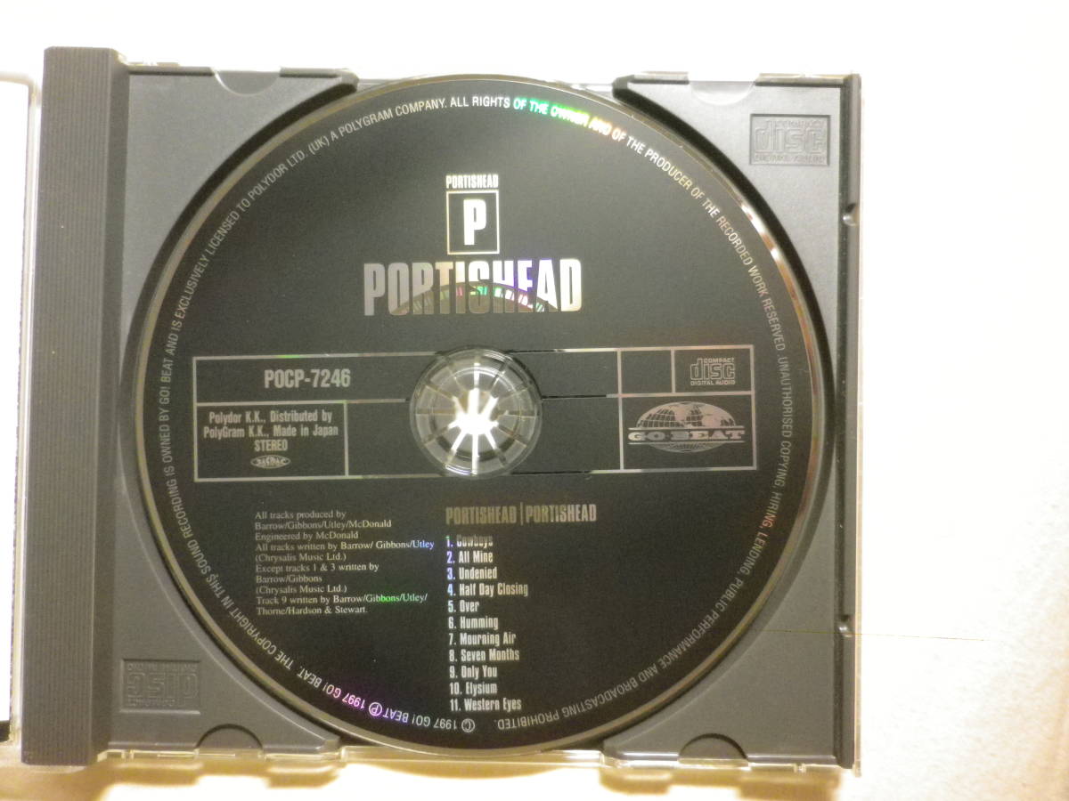 『Portishead/Portishead(1997)』(1997年発売,POCP-7246,2nd,廃盤,国内盤帯付,歌詞対訳付,All Mine,ブリストル)_画像3